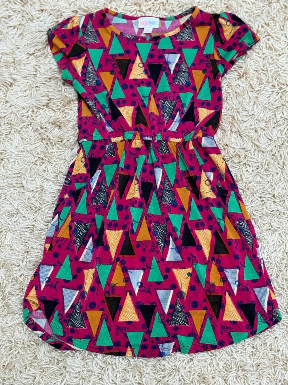 Lularoe Geometric Dress – Girls Size 8